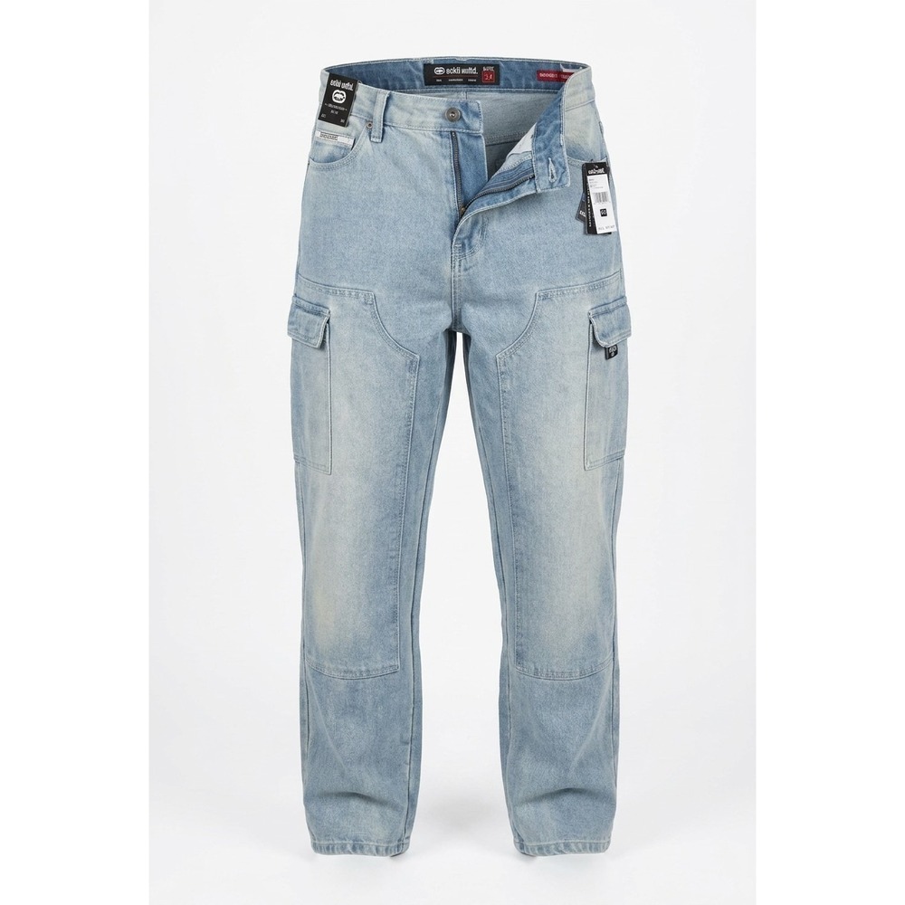 New with tags Ecko Unltd Baggy Fit Jeans Mens Size 34 Light Indigo Wash E01‑5179
